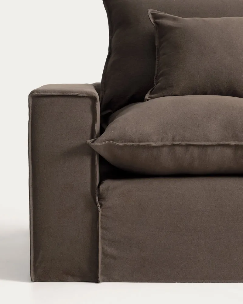 Anarela 2-seater sofa - Taupe