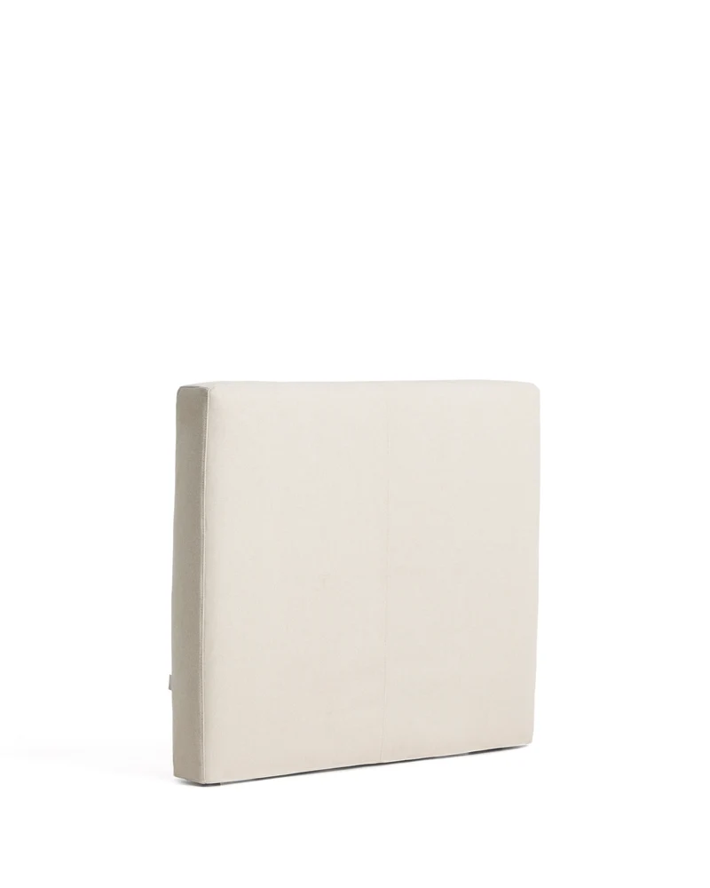 Blok ecru headboard with removable cover for bed up to 90cm