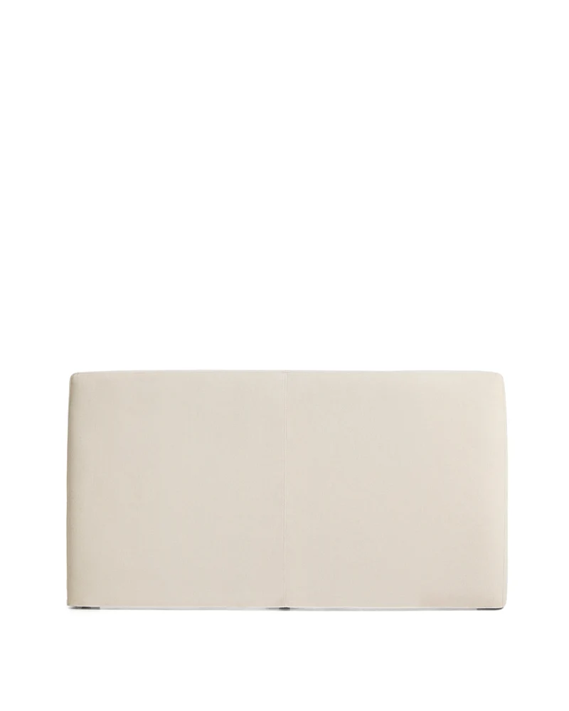 Blok ecru headboard with removable cover for bed up to 160cm
