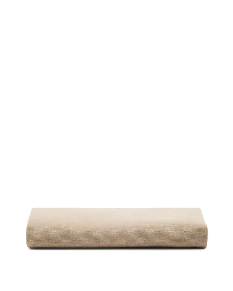 Jaira Linen & Cotton Headboard Cover - Taupe