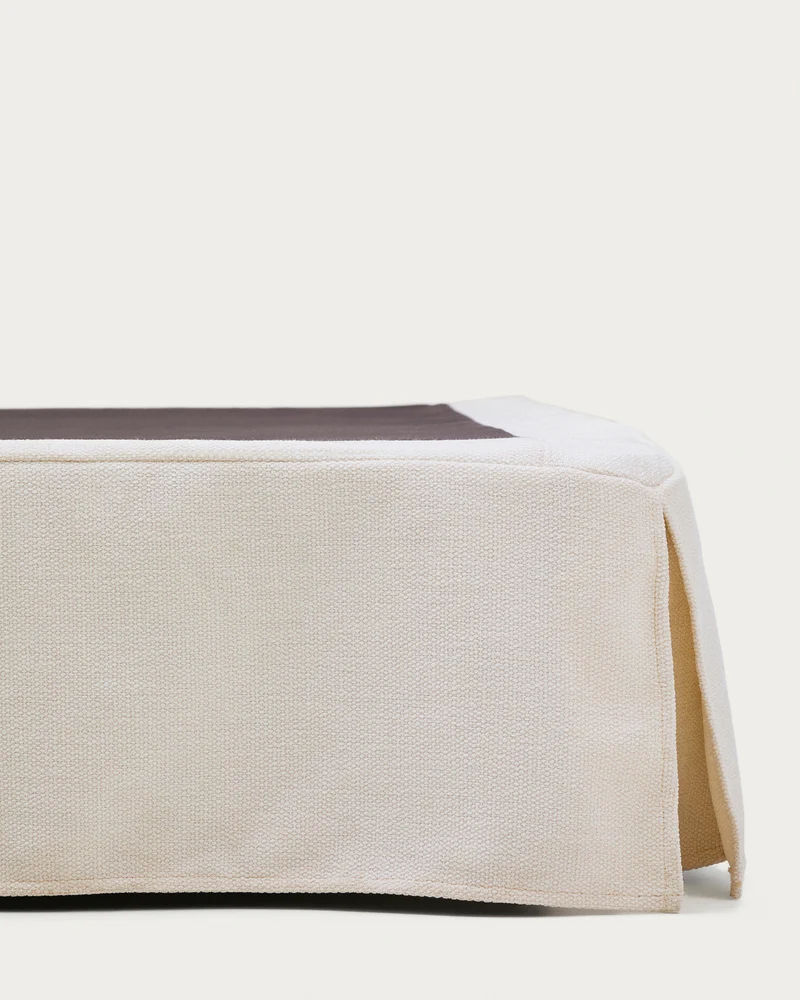 Jaira base cover - White Chenille