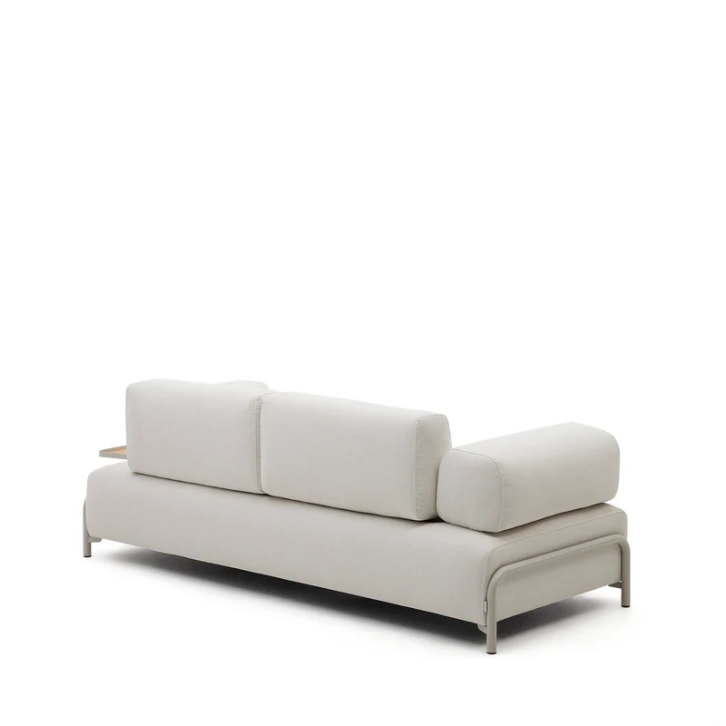 Compo Sofa Beige Chenille - Large Tray