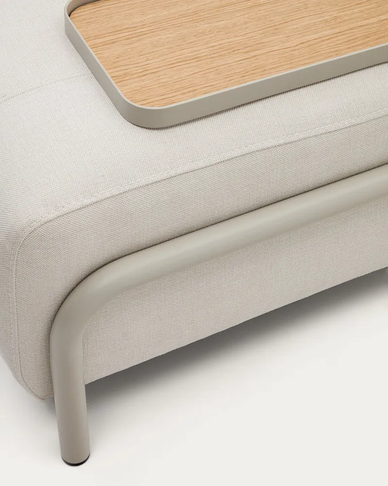 Compo Sofa Beige Chenille - Small Tray