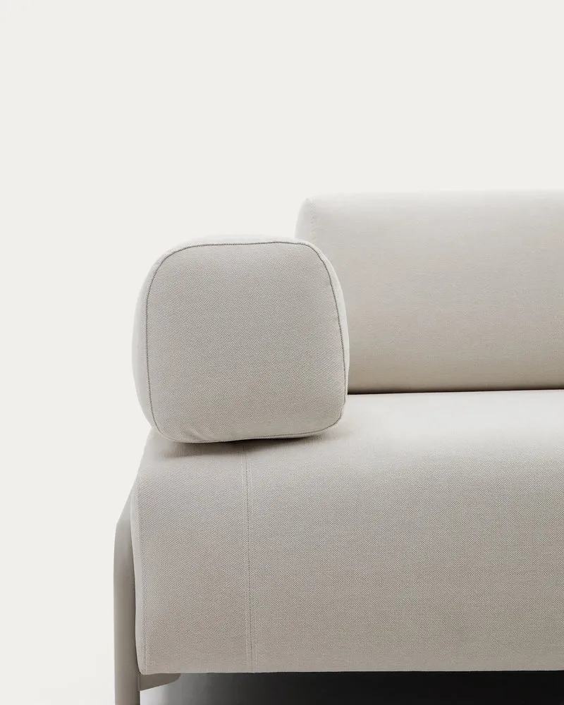 Compo Sofa Beige Chenille - Small Tray