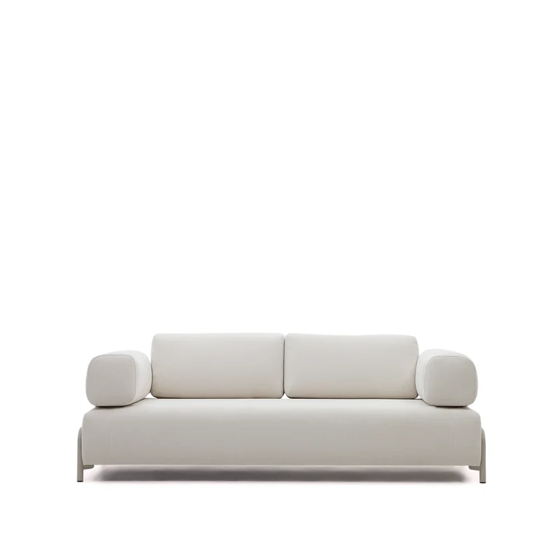 Compo Sofa Beige Chenille - Armrests