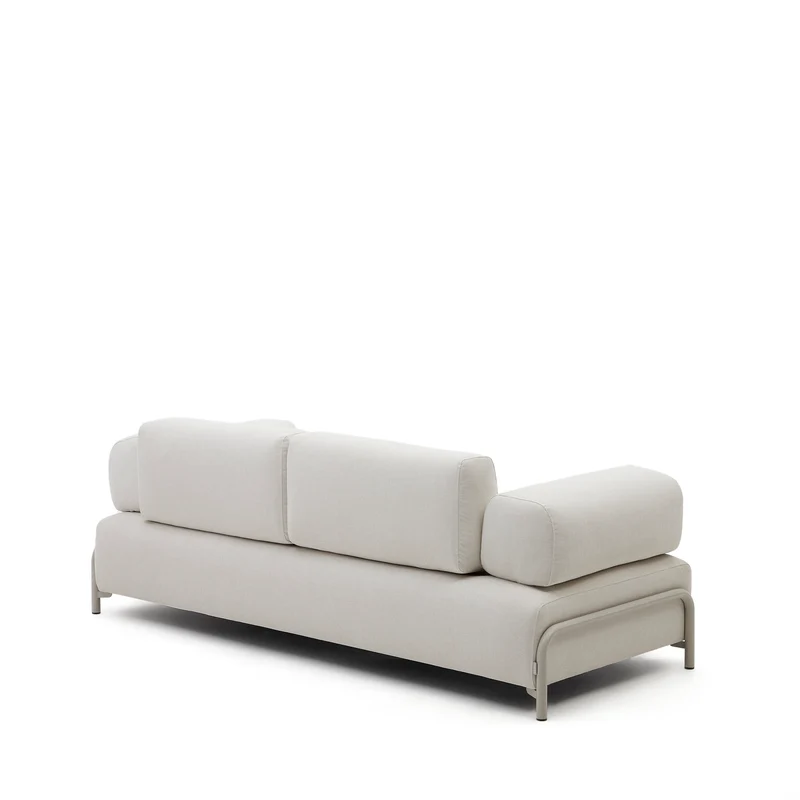 Compo Sofa Beige Chenille - Armrests