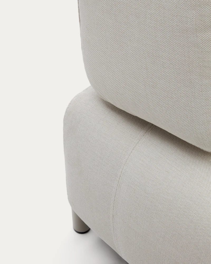 Compo Sofa Beige Chenille - Armrests