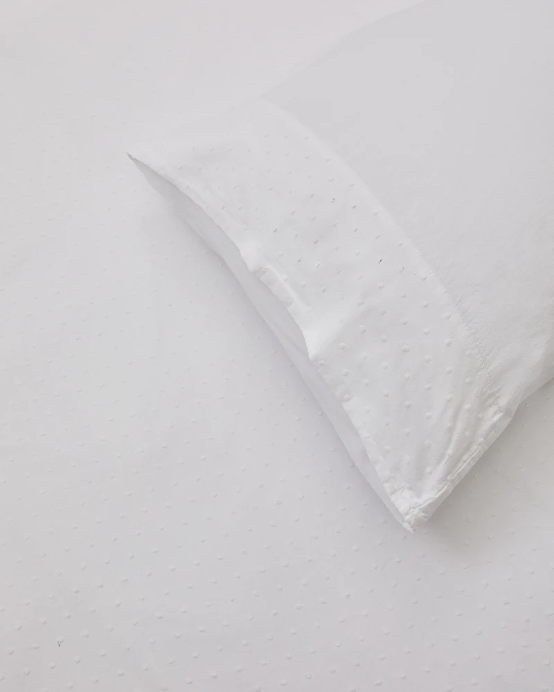 Atenie white duvet cover set 90 cm bed