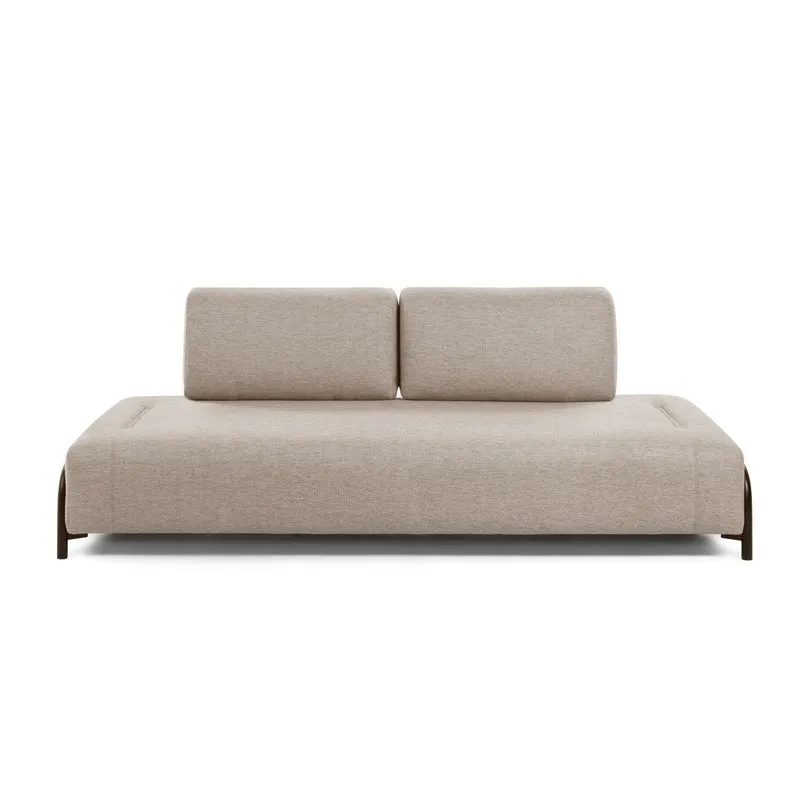 Compo 3-seater module - Grey-Beige