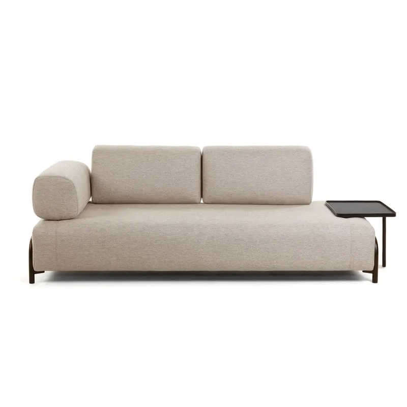 Compo 3-seater module - Grey-Beige