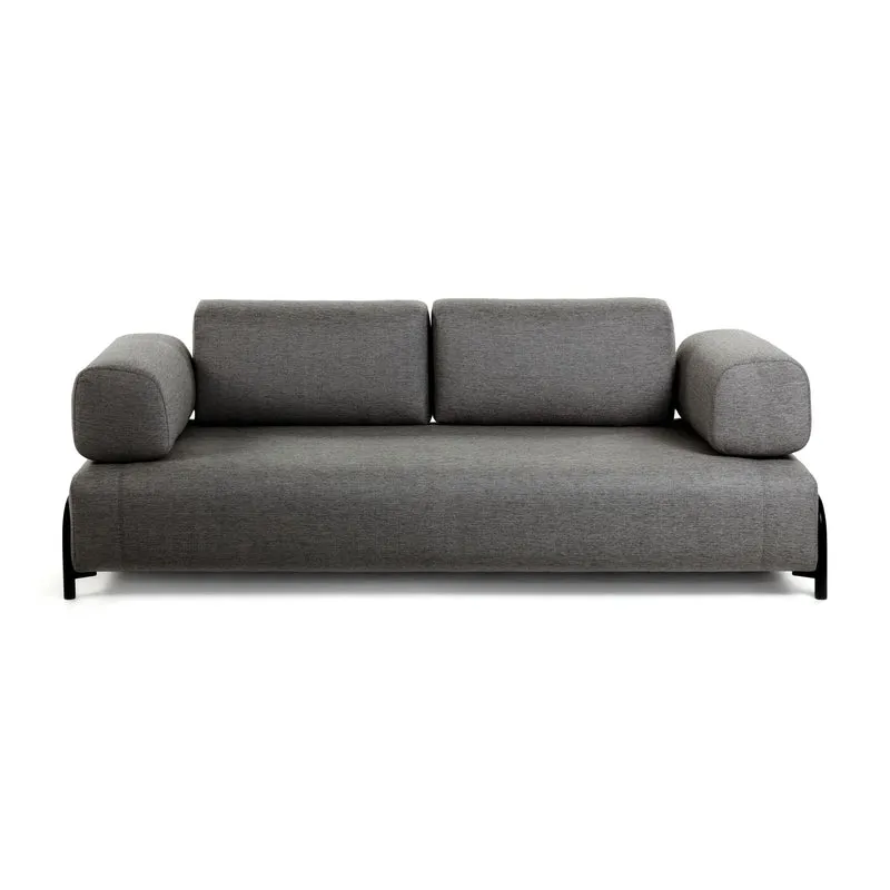 Compo 3-seater module - Dark Grey