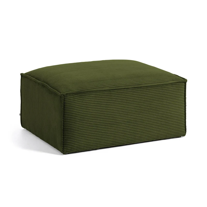 Blok Footrest - Green Corduroy