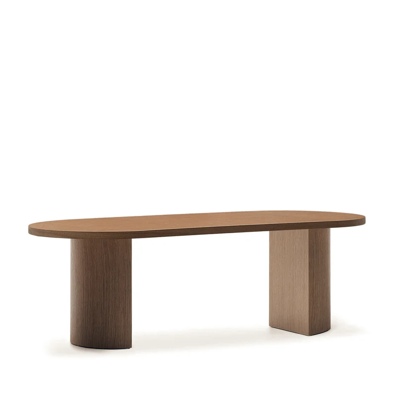Nealy table walnut finish 240 x 100 cm