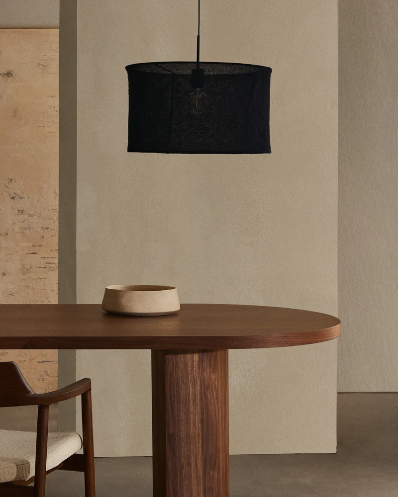 Nealy table walnut finish 240 x 100 cm