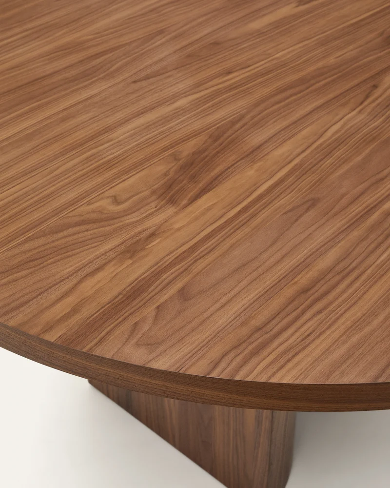 Nealy table walnut finish 240 x 100 cm