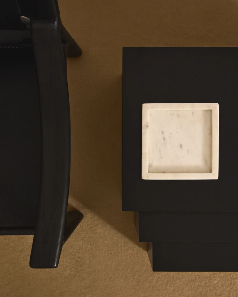 Litto set of 3 black nesting tables