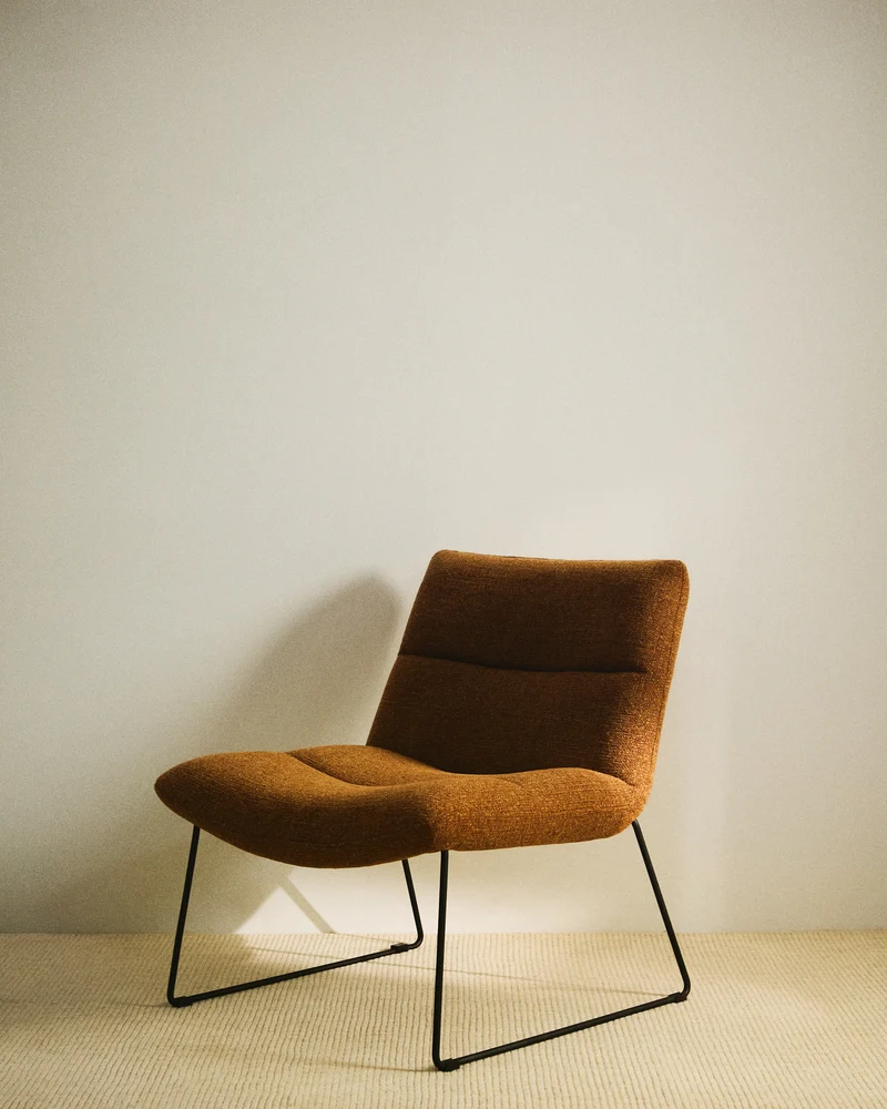 Asen Armchair - Terracotta Chenille