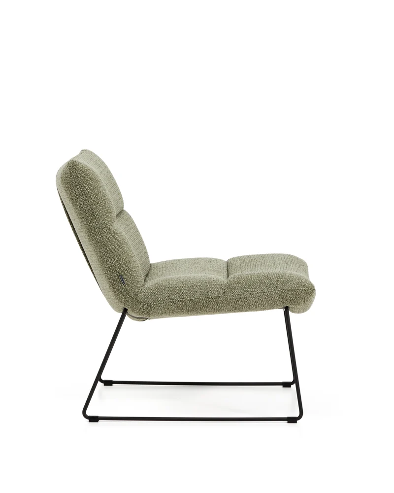 Asen Armchair - Green Chenille