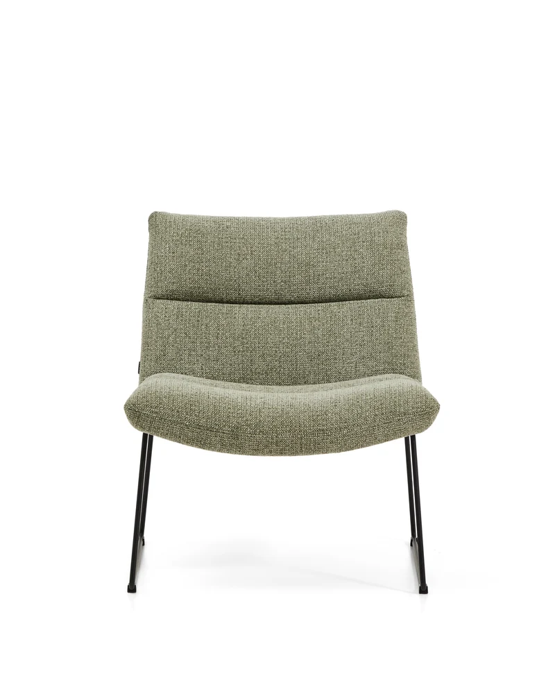 Asen Armchair - Green Chenille