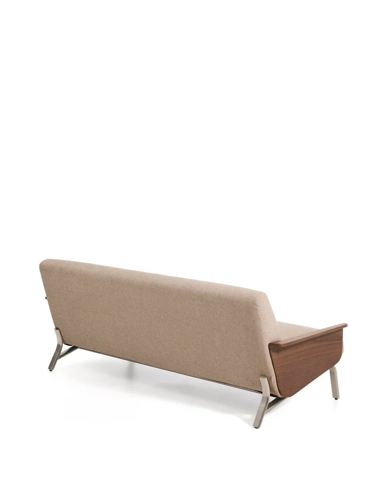 Amsen 3-Seater - Light Brown Chenille