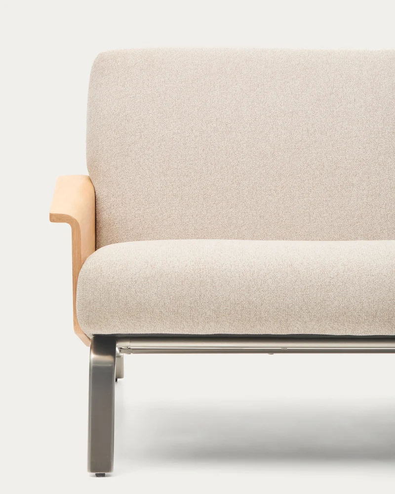 Amsen 2-Seater - Beige Chenille