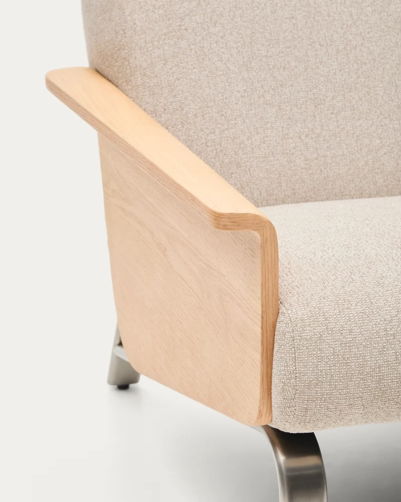 Amsen 2-Seater - Beige Chenille