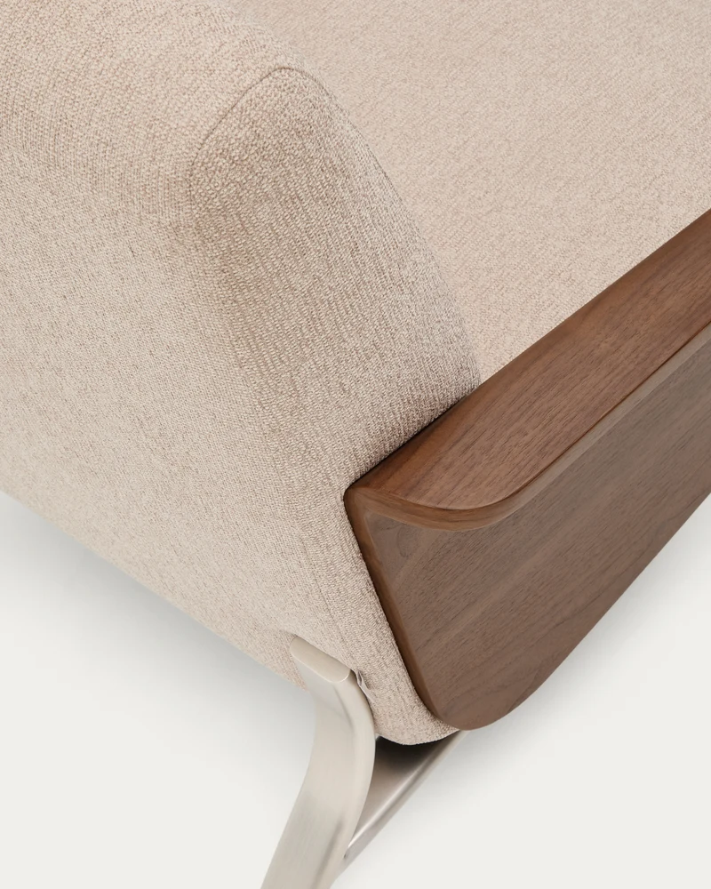 Amsen 2-Seater - Light Brown Chenille