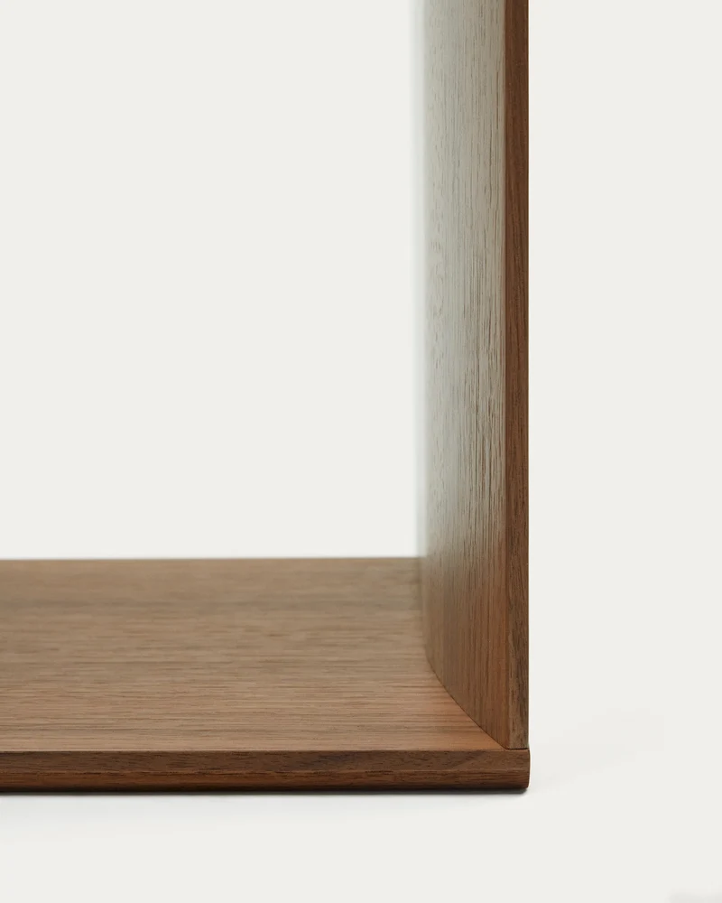 Litto large shelf module in walnut veneer, 101 x 38 cm