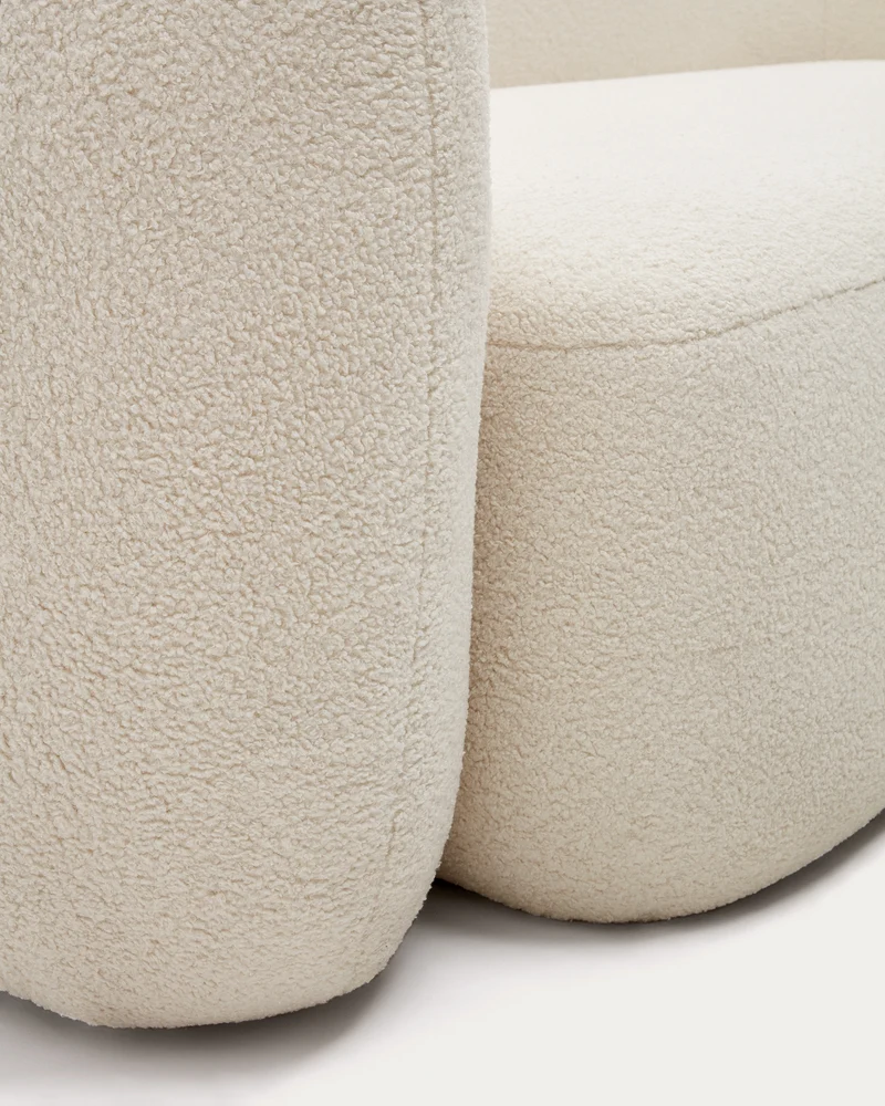 Martina 3-Seater - Ecru Bouclé