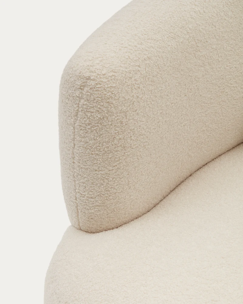 Martina Swivel Chair - Ecru Bouclé