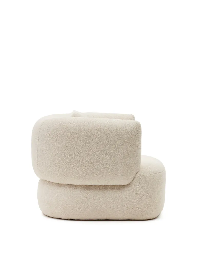 Martina Armchair - Ecru Bouclé