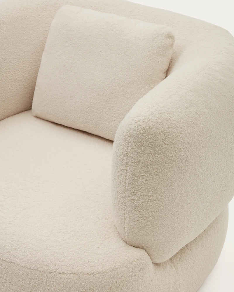 Martina Armchair - Ecru Bouclé