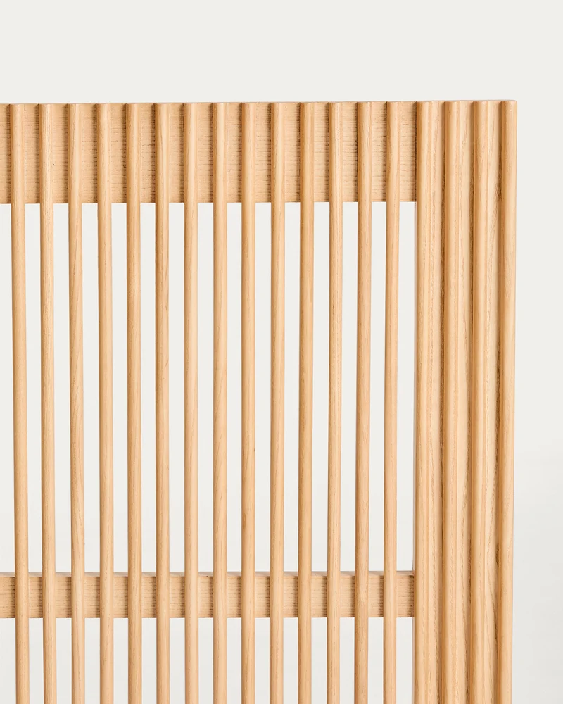 Beyla solid ash wood headboard for a bed up to 90 cm FSC 100%