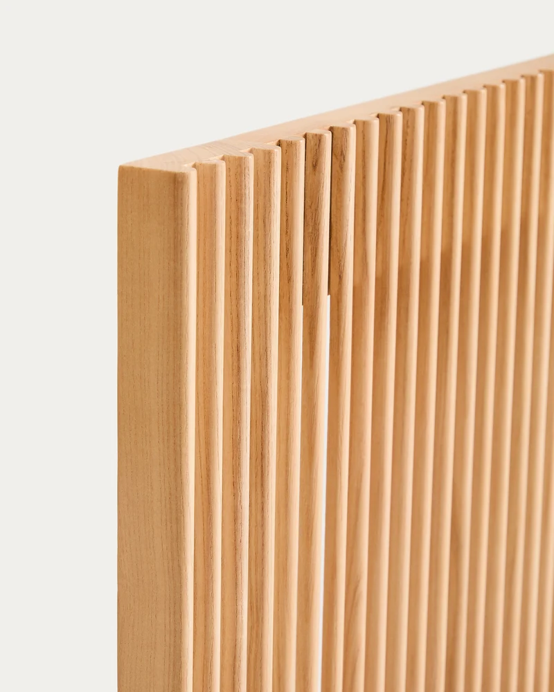 Beyla solid ash wood headboard for a bed up to 90 cm FSC 100%