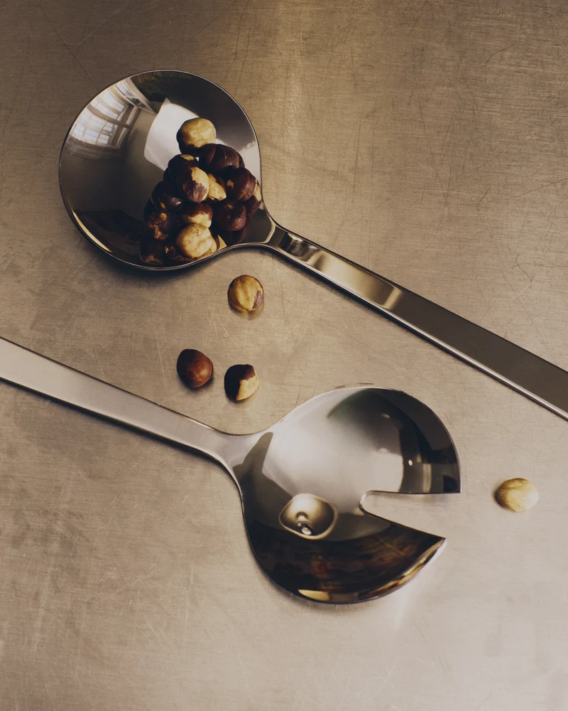 Nirela set of 2 stainless steel kitchen utensils