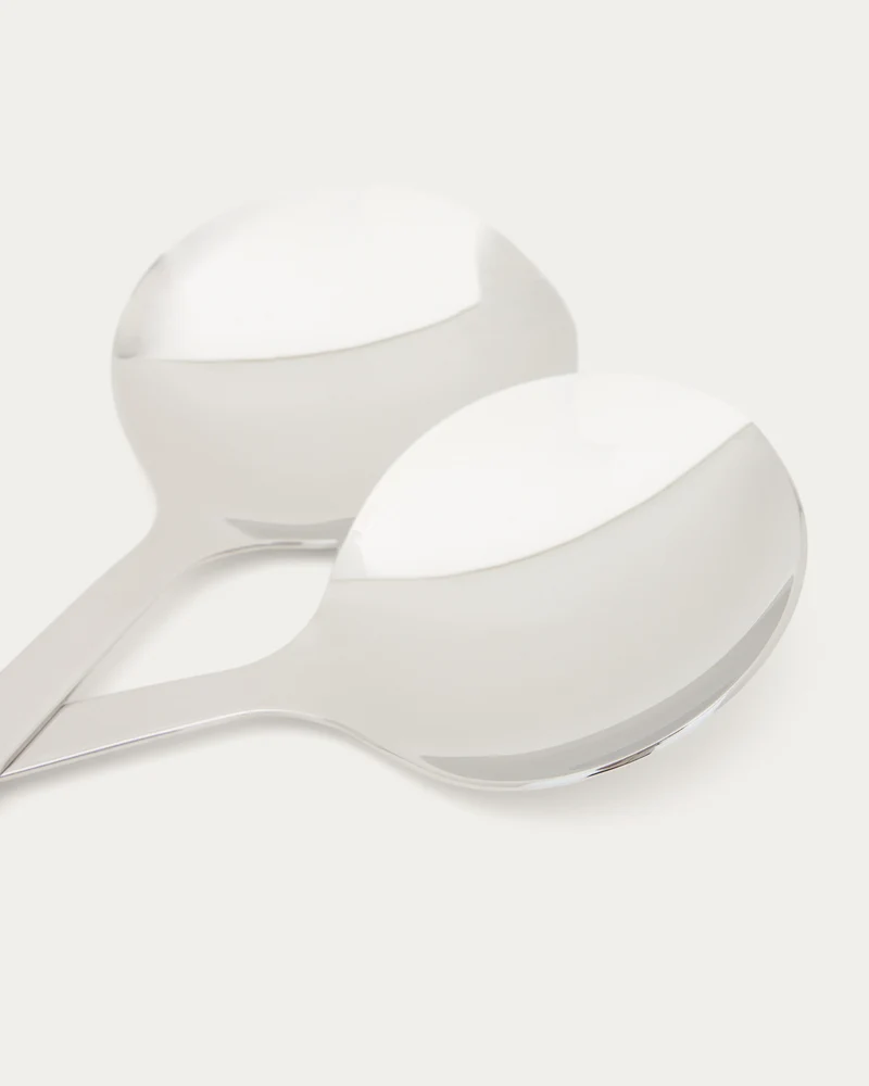 Nirela set of 2 stainless steel kitchen utensils