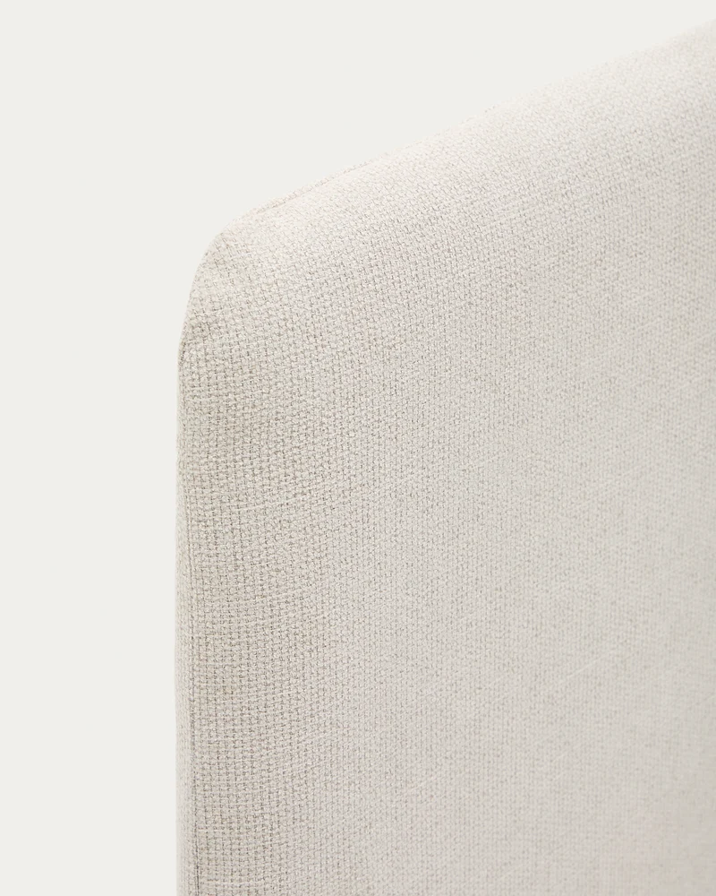 Valma Headboard with Removable Cover - Pearl Chenille