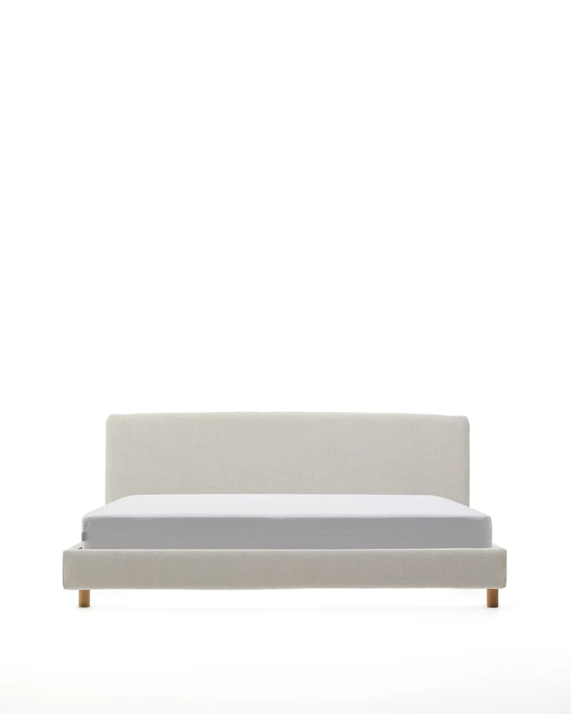 Valma Bed with Removable Cover - Pearl Chenille