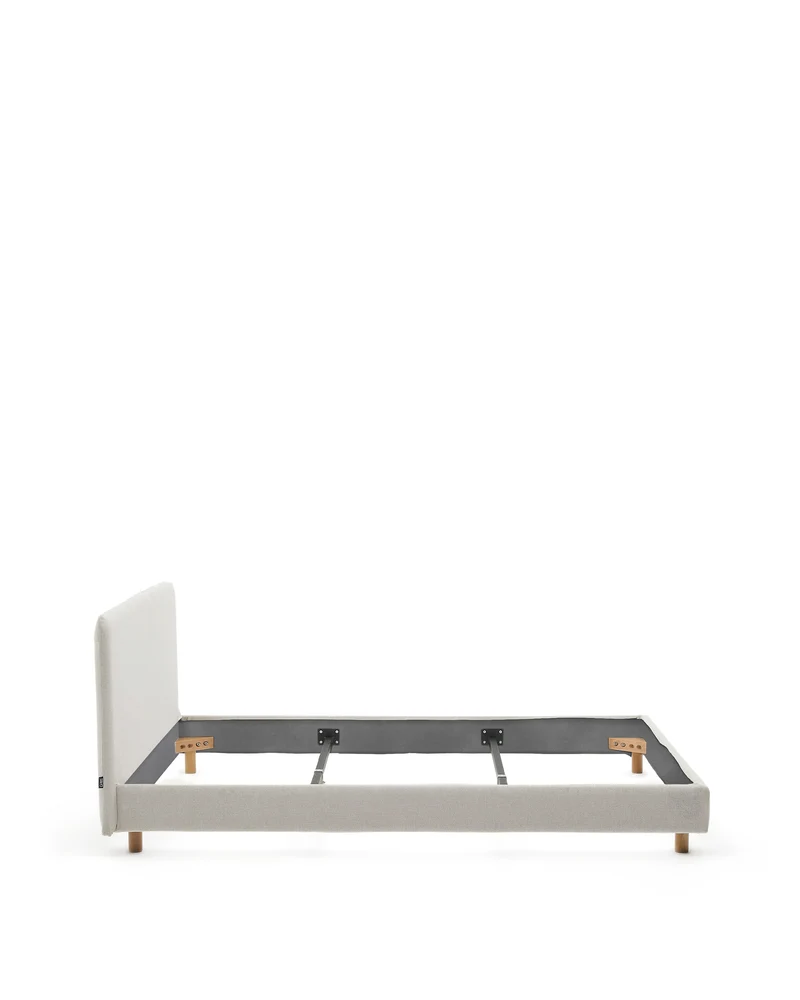 Valma Bed with Removable Cover - Pearl Chenille