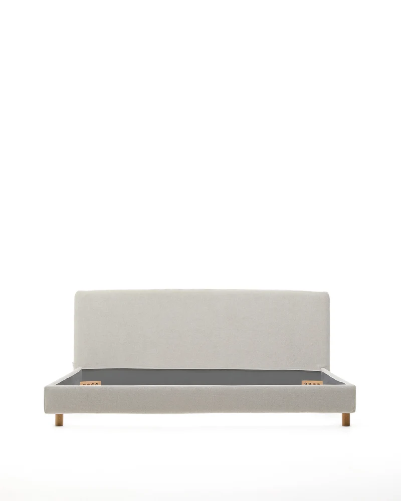 Valma Bed with Removable Cover - Pearl Chenille