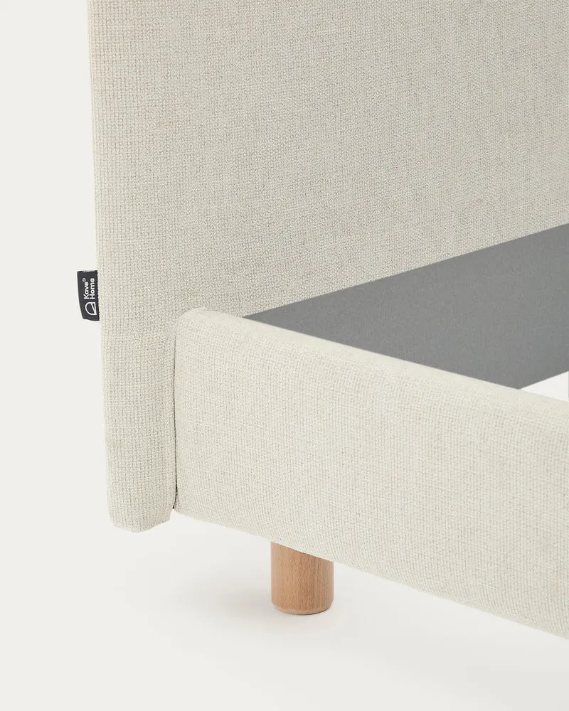 Valma Bed with Removable Cover - Pearl Chenille