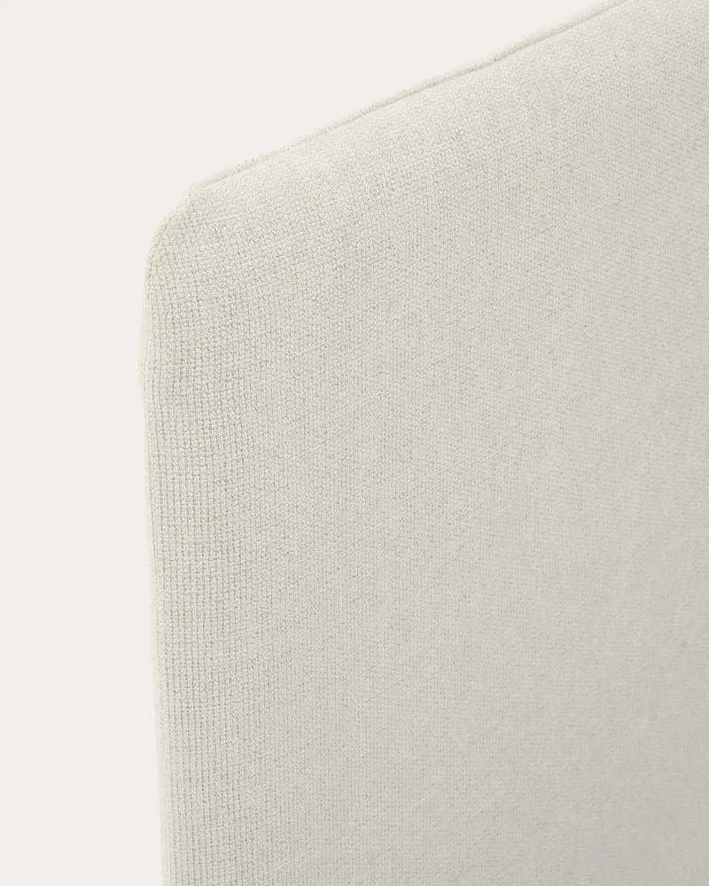 Valma Bed with Removable Cover - Pearl Chenille