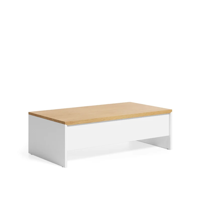 Abilen Coffee Table - Oak & White