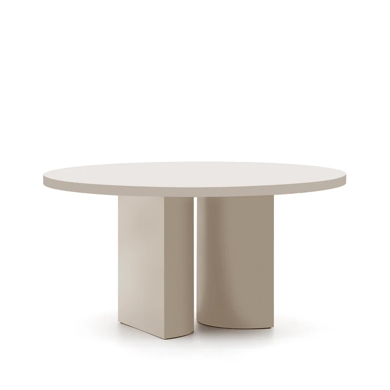 Nealy Round Dining Table - Ecru