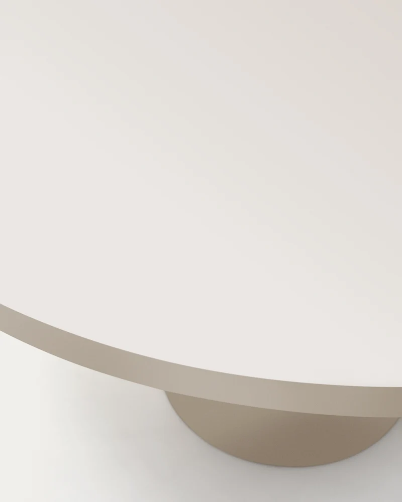 Nealy Round Dining Table - Ecru