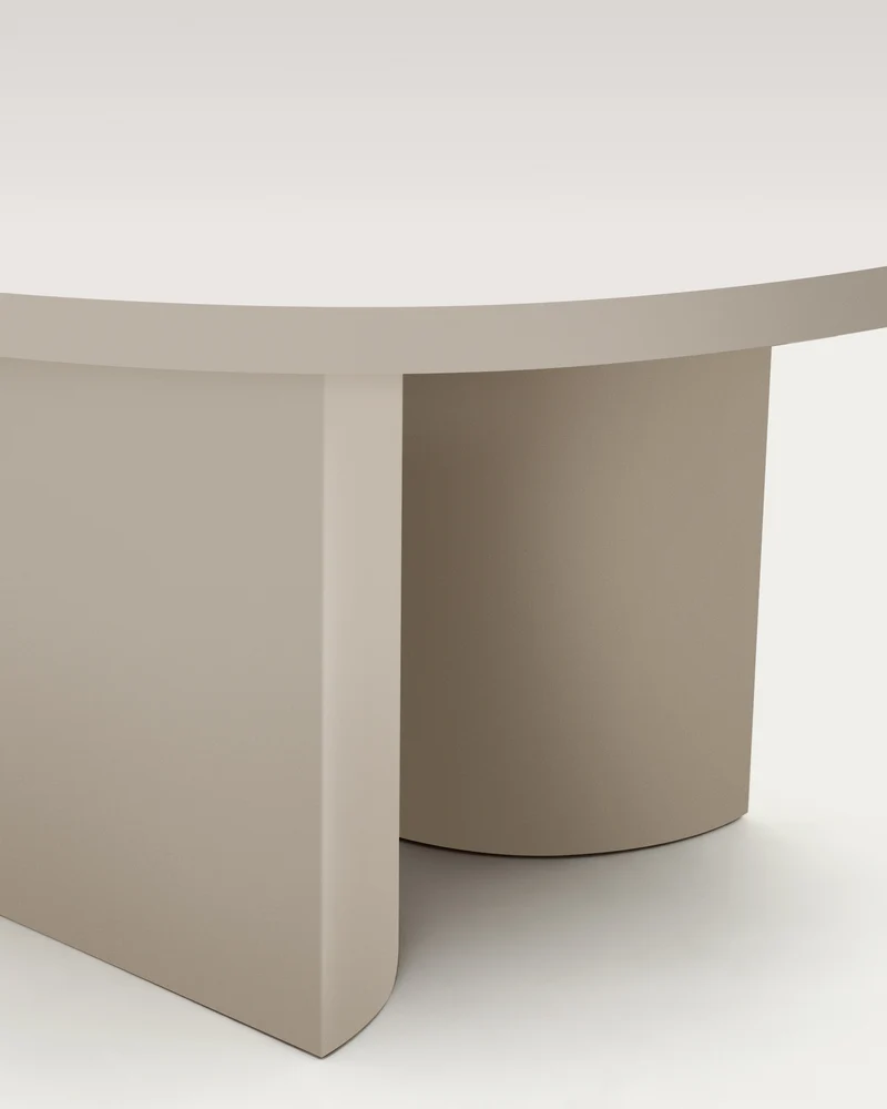 Nealy Round Dining Table - Ecru