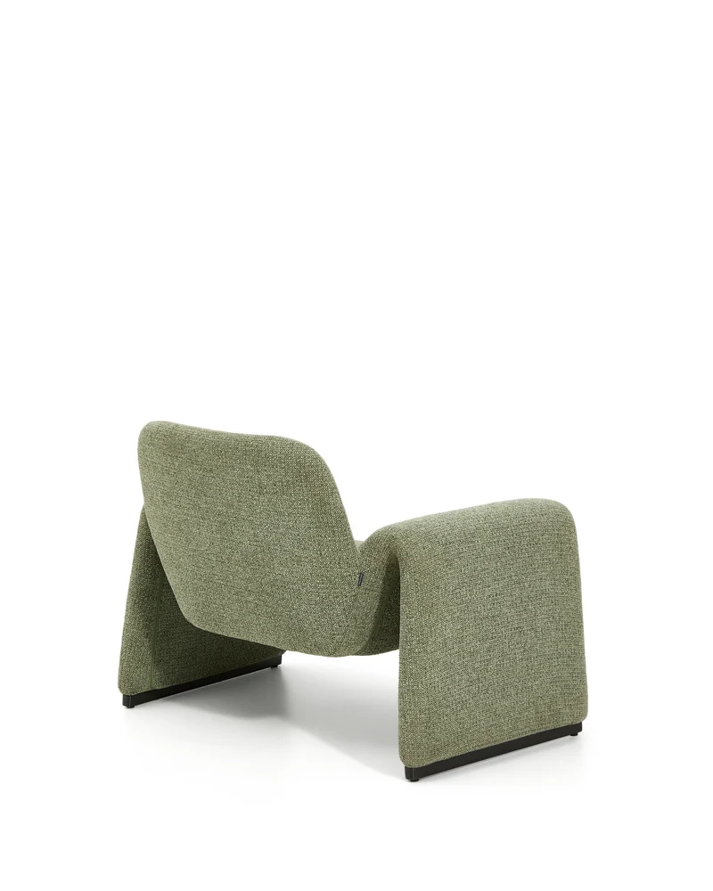 Melvia Armchair - Green Chenille