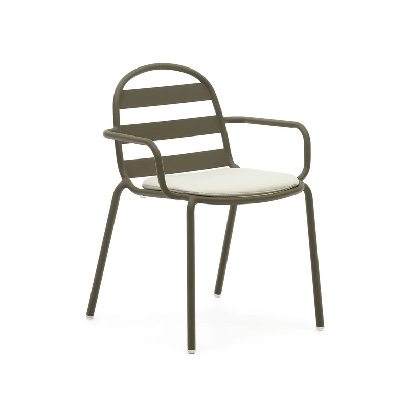 Joncols chair cushion in beige, 43 x 41 cm