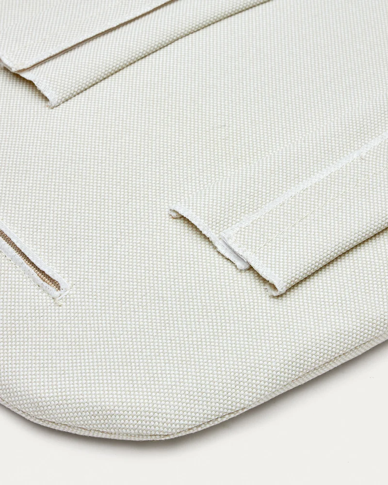 Joncols chair cushion in beige, 43 x 41 cm