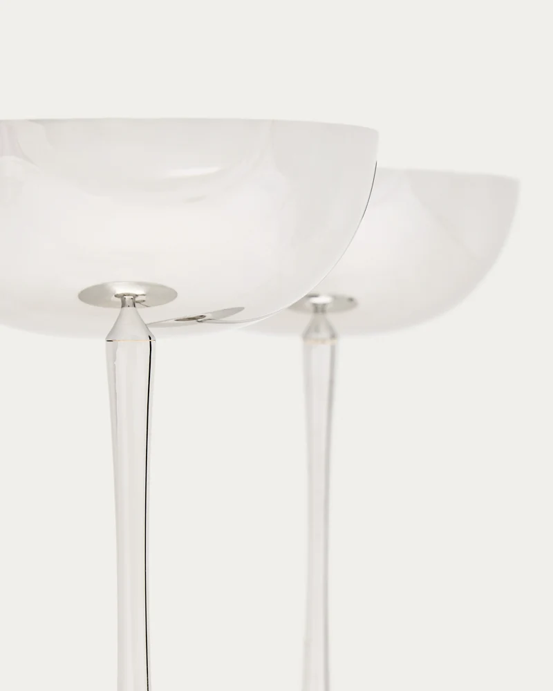 Nirela set of 2 stainless steel glasses